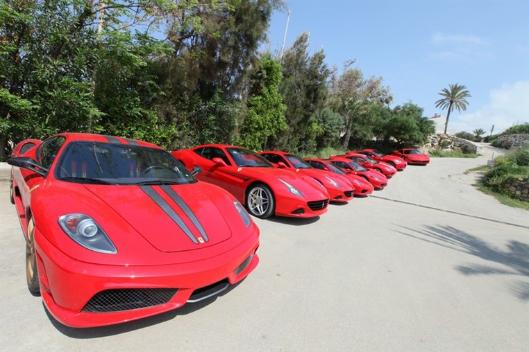 Ferrari Club Lebanon at Edde Sands